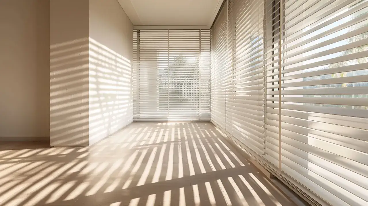 Zdjęcie Dlaczego białe żaluzje są lepsze od klasycznych zasłon?