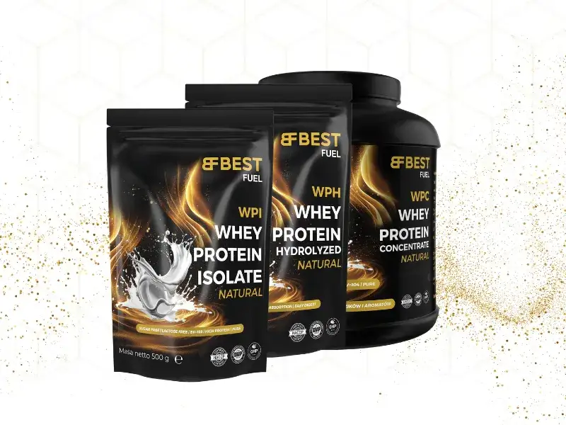 R&oacute;żne rodzaje odżywek białkowych