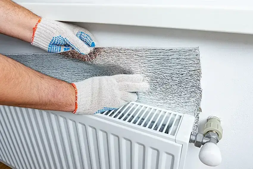 ekran zagrzejnikowy schemat działania odbijanie ciepła