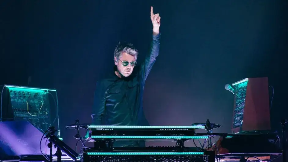 Jean-Michel Jarre Oxygene koncert syntezatory