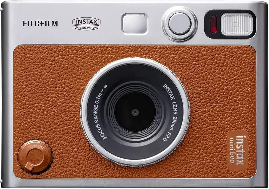 aparat hybrydowy Instax Mini Evo z ekranem LCD