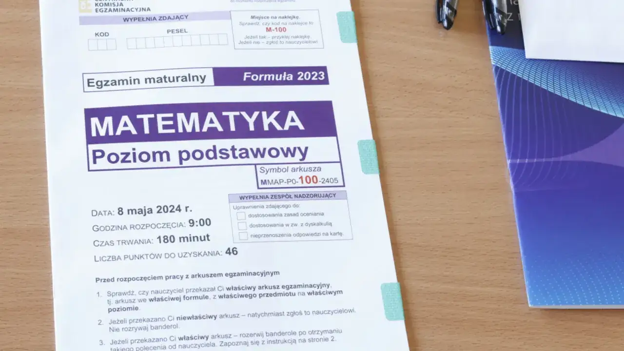 Zdjęcie Matura matematyka na ile punktów? Sprawdź, ile musisz zdobyć, aby zdać