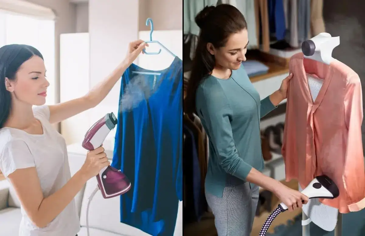 Rodzaje parownic do ubrań ręczna stojąca