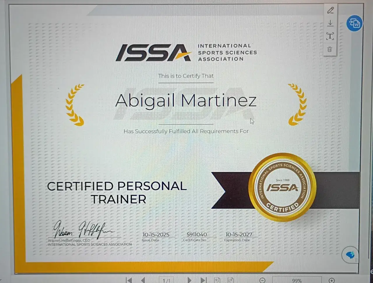 Certificaciones entrenador personal España