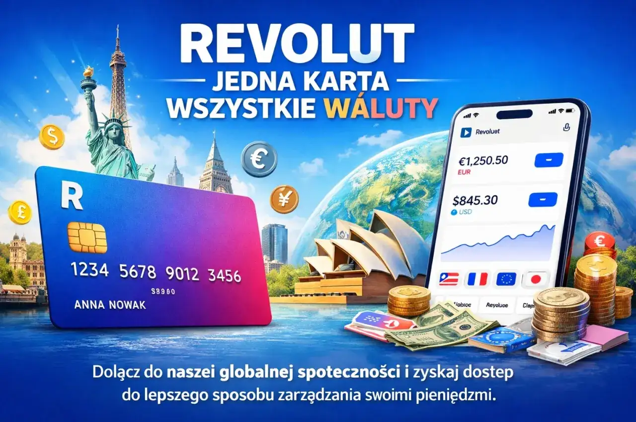 Karta Revolut z logo 