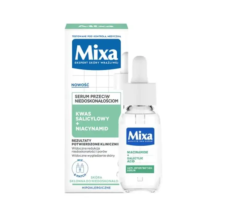 serum do cery tłustej składniki aktywne niacynamid kwas salicylowy