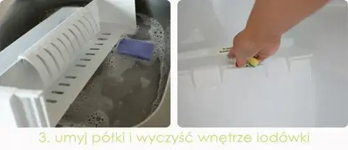 czyszczenie wnętrza lod&oacute;wki