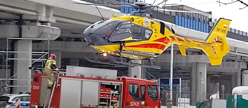 helikopter medyczny LPR w akcji