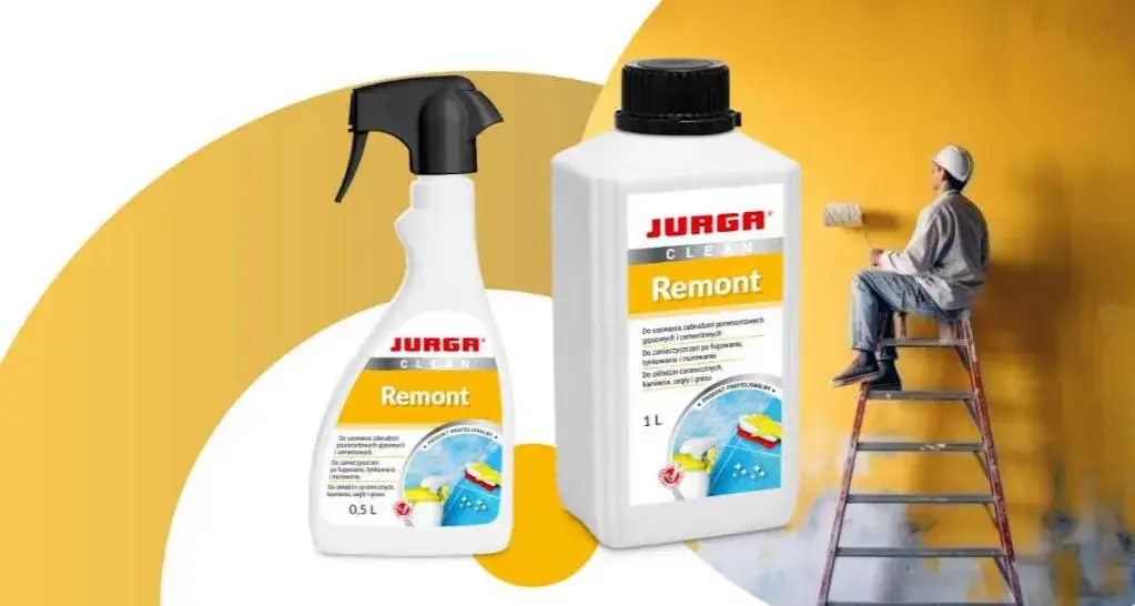 Narzędzia i środki do sprzątania po remoncie