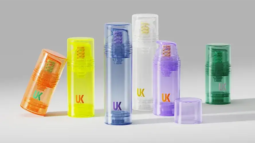 Rodzaje opakowań kosmetyków: pompka, słoiczek, airless