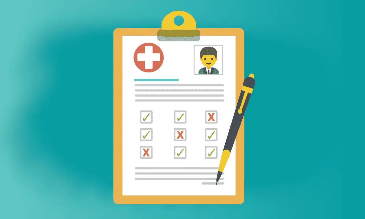 lekarz wypisujący skierowanie na rehabilitację