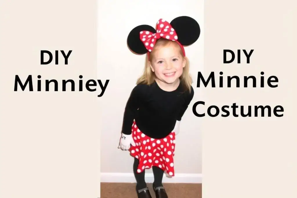strój myszki miki diy, strój myszki minnie diy