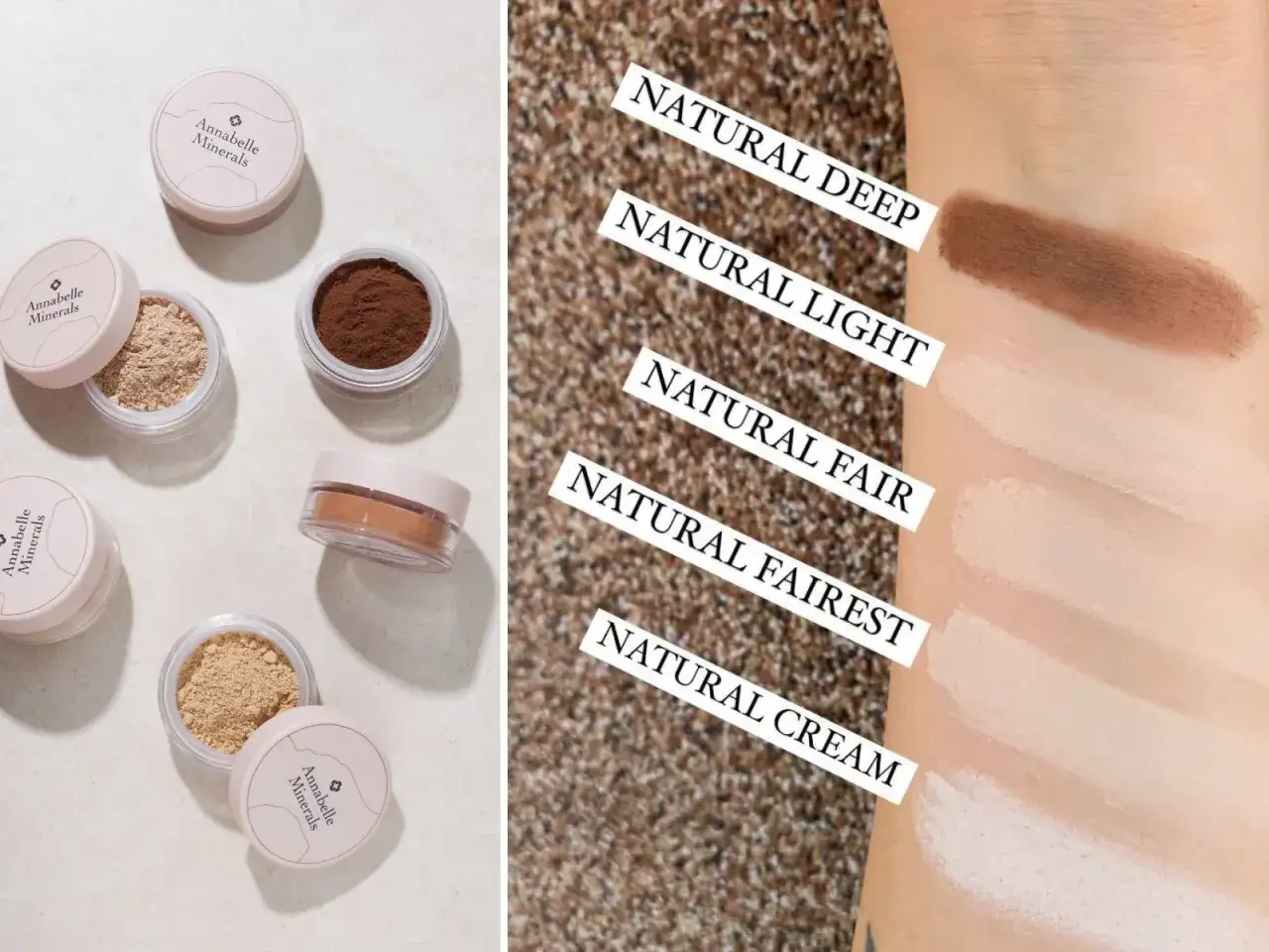 Annabelle Minerals odcienie podkładów
