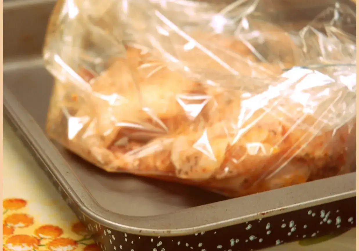 pierś z kurczaka pieczona w rękawie foliowym