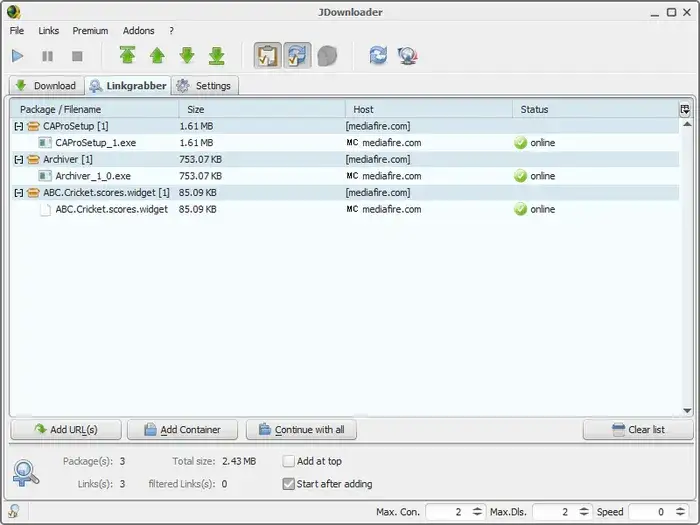 Loga programów do pobierania filmów 4K Video Downloader JDownloader