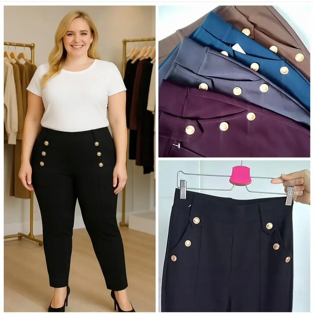 wyszczuplające kolory i wzory spodni damskich