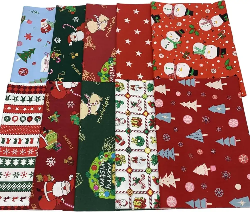 r&oacute;żne materiały do szycia ozd&oacute;b świątecznych filc bawełna welur