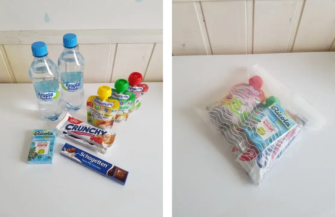przekąski do torby porodowej