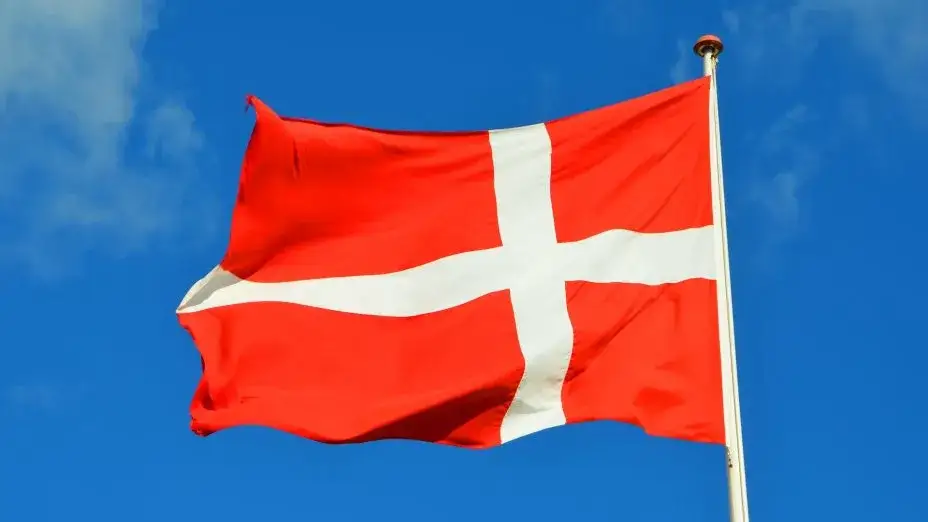 Flaga Danii Splitflag