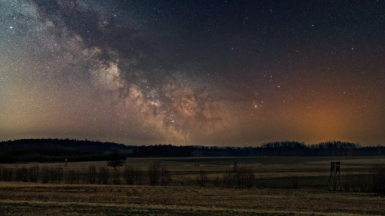 Obr&oacute;bka zdjęcia Drogi Mlecznej Lightroom