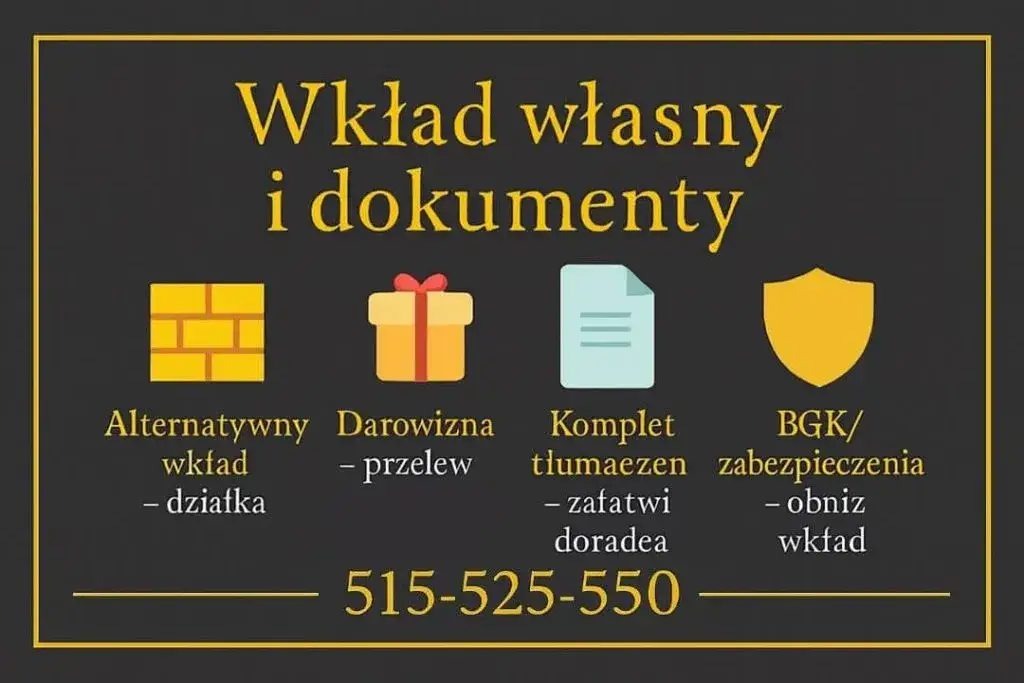 Alternatywne formy wkładu własnego na kredyt hipoteczny