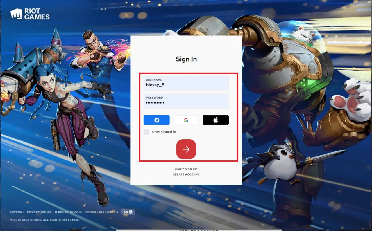 Riot Games strona zarządzanie kontem wyloguj wszędzie