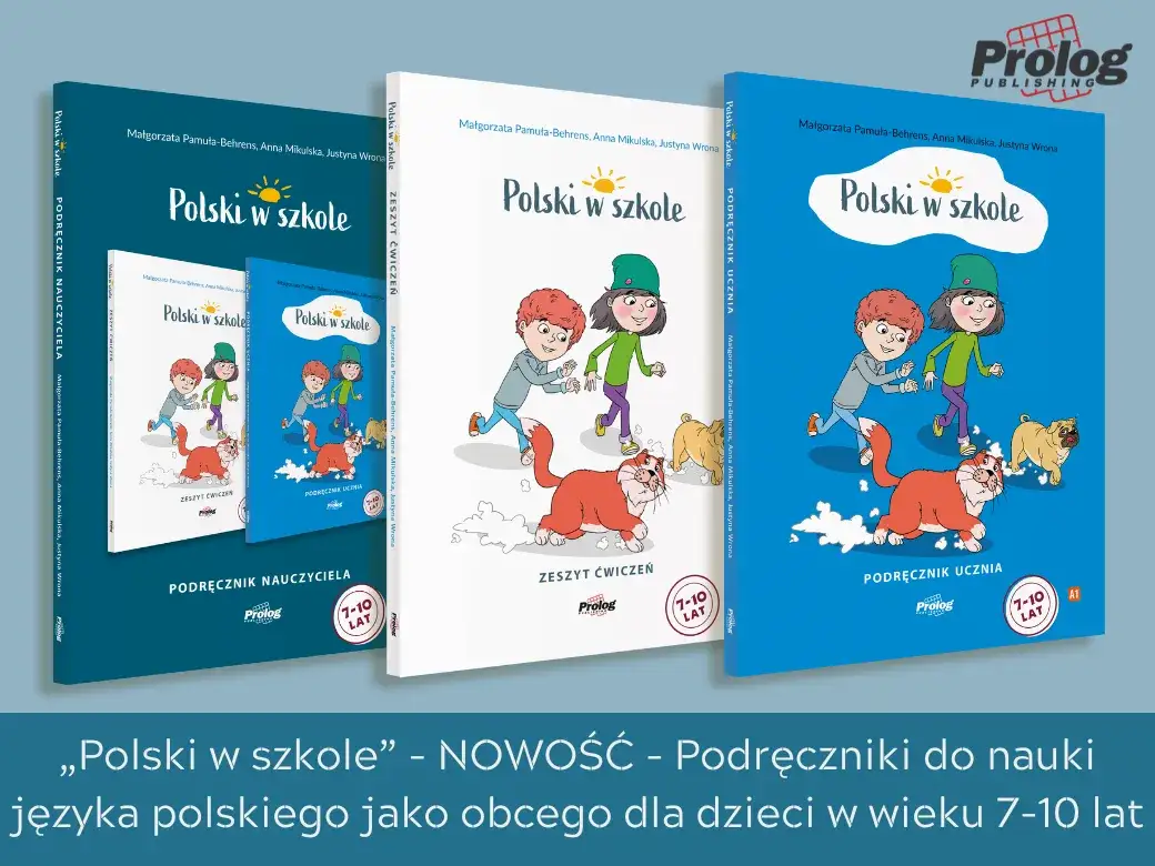 dzieci w różnym wieku uczące się razem języka polskiego w przyjaznej atmosferze