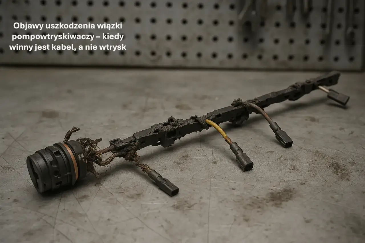 Uszkodzona wiązka elektryczna pompowtryskiwaczy TDI
