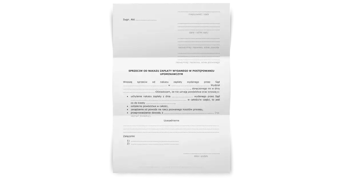Zdjęcie Ile odpis&oacute;w sprzeciwu od nakazu zapłaty musisz złożyć, aby uniknąć problem&oacute;w?
