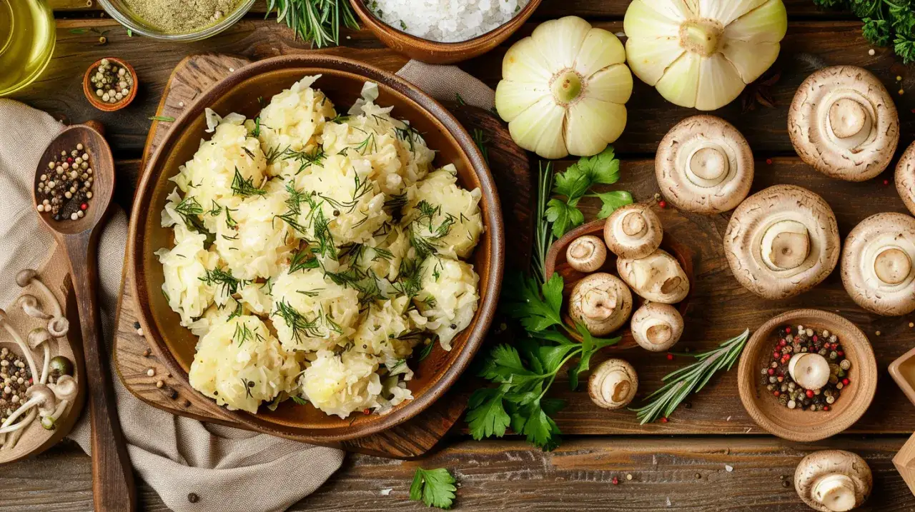 Zdjęcie Kapusta z grzybami leśnymi: Sprawdzony przepis na te pyszne danie