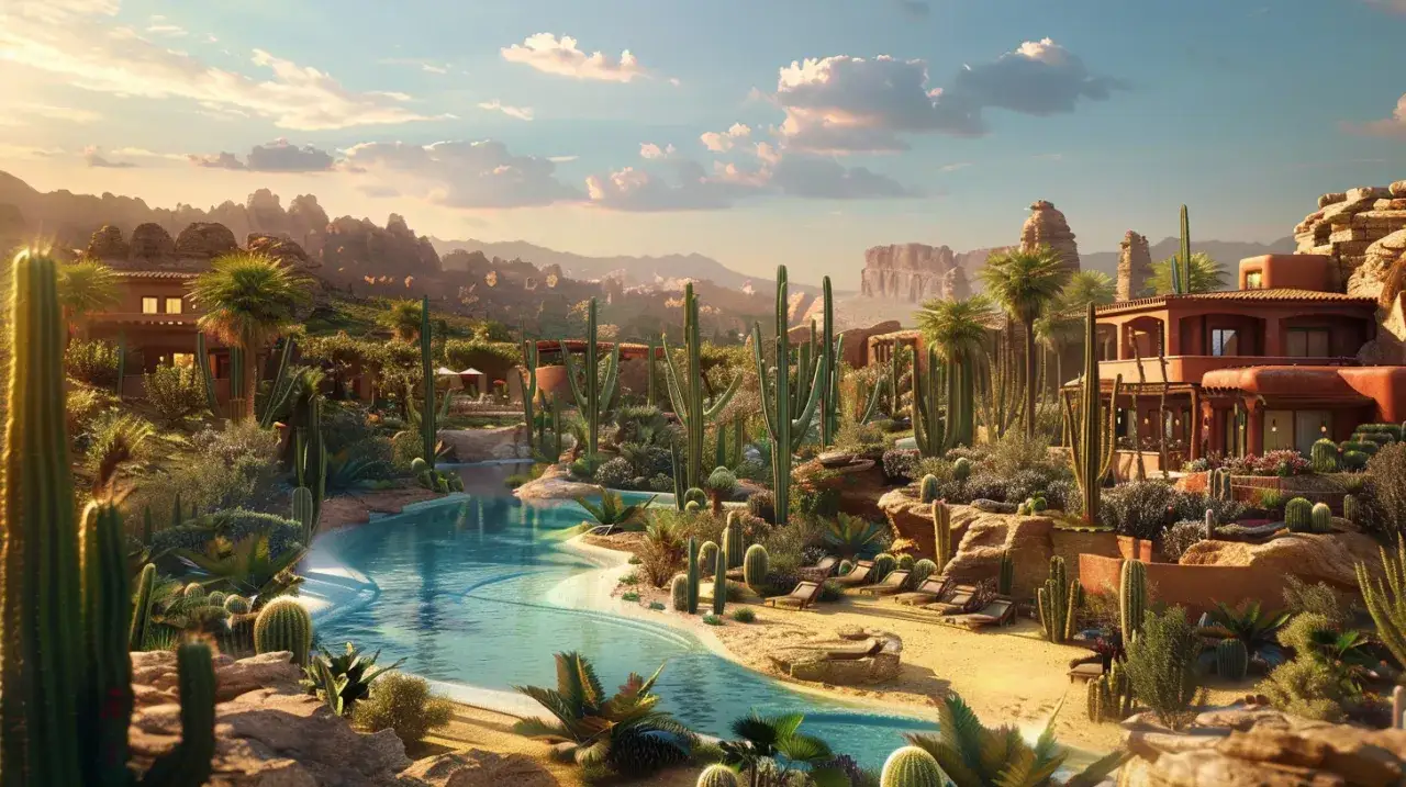 Zdjęcie Cactus Paradise: miejsce na wypoczynek w egzotycznych okolicznościach