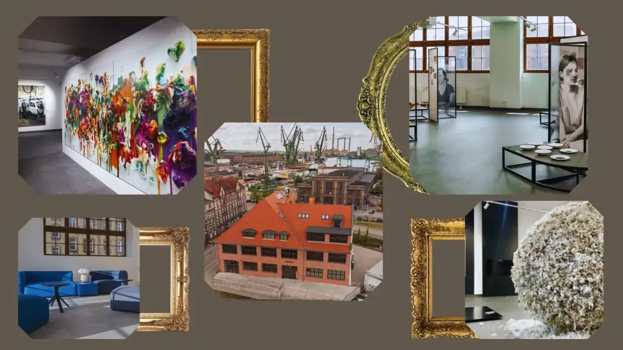 Mapa galerii sztuki Gdańsk