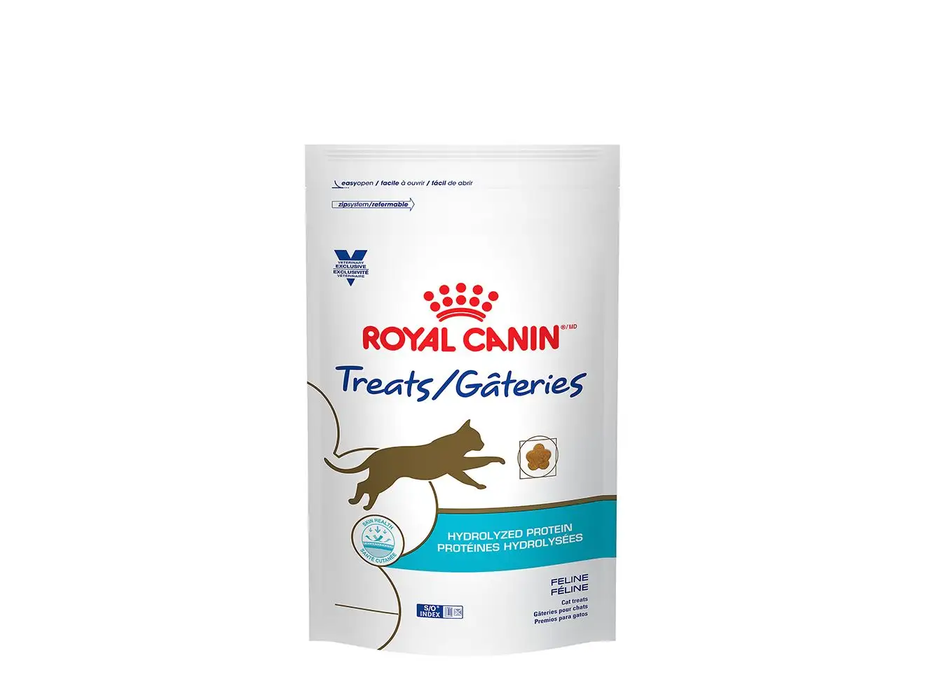 Royal Canin przysmaki dla kota z alergią pokarmową. Hydrolyzed Protein dla zdrowej sk&oacute;ry.
