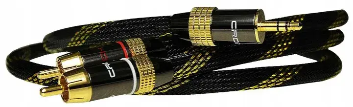 przekrój kabla aux miedź beztlenowa pozłacane wtyki