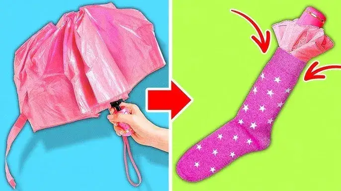 kreatywne wykorzystanie starych skarpetek kolaż