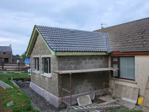 Mała dobudówka do domu bez pozwolenia