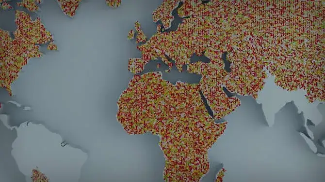 Mapa fabryk Haribo na świecie