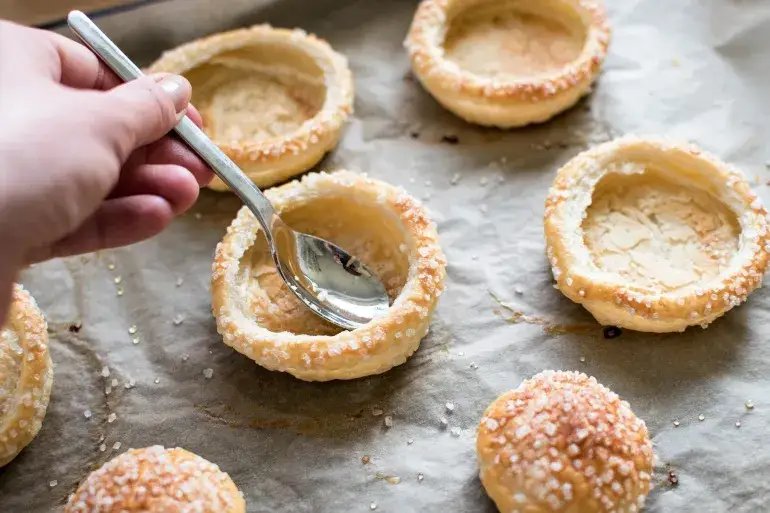 Różne kształty ciastek francuskich instrukcja