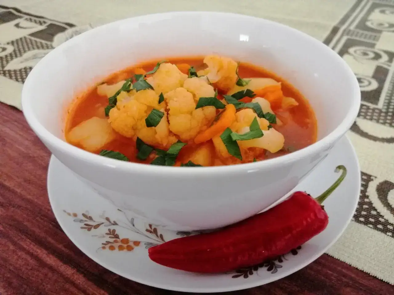 zupa za ostra od pieprzu