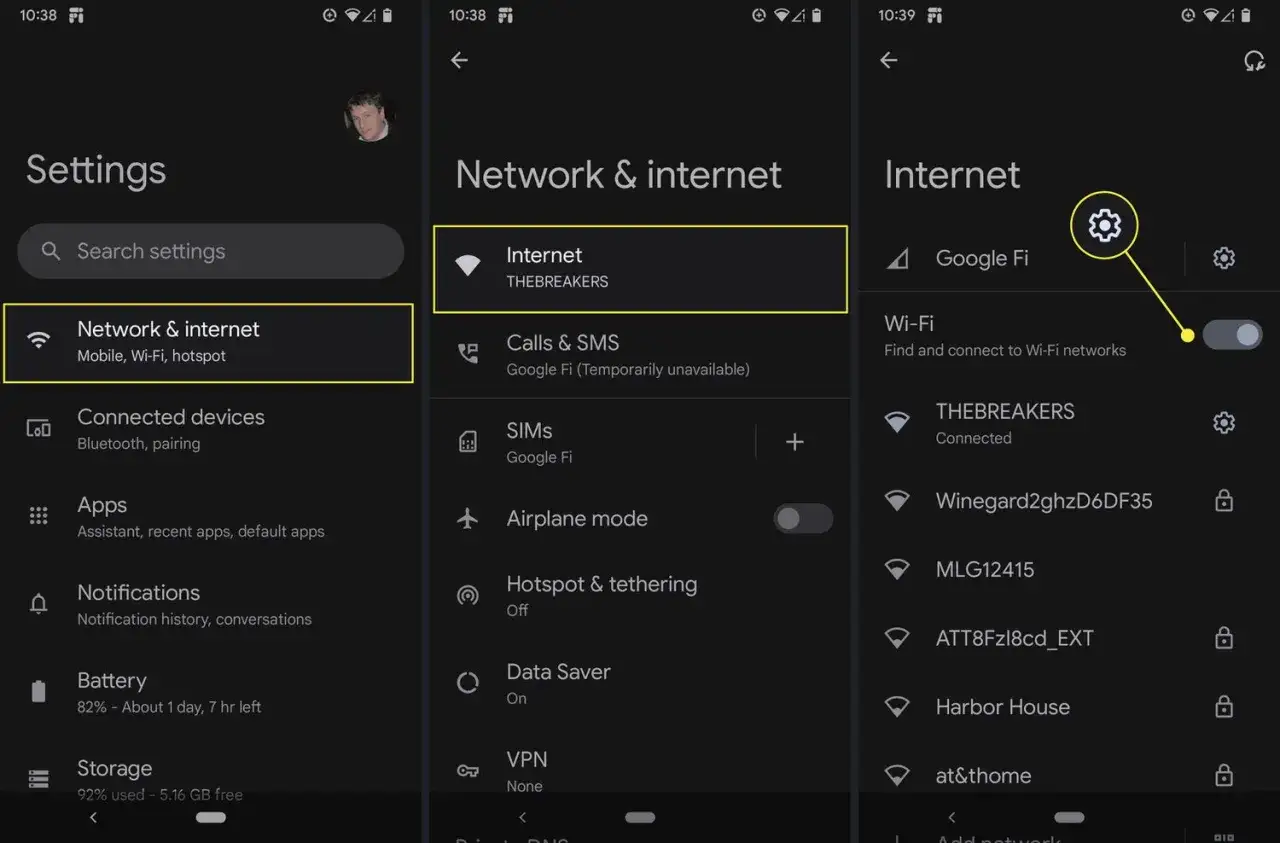 Jak wpisać hasło do wifi w telefonie: wybierz 