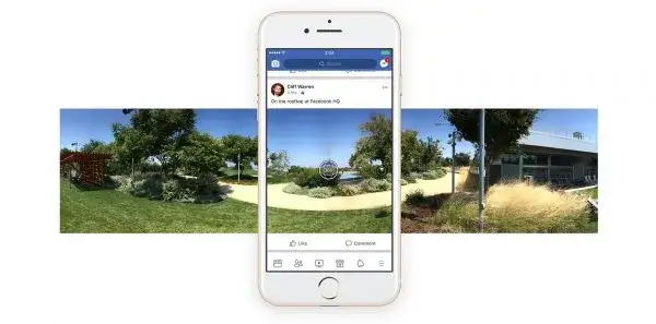 opublikowane zdjęcie sferyczne facebook google maps