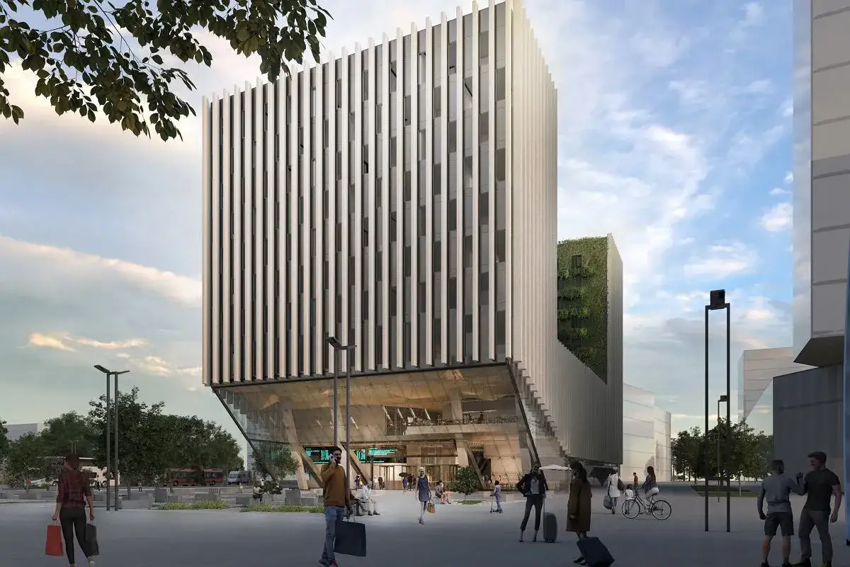 Dworzec Zachodni Warszawa nowy terminal autobusowy wejście