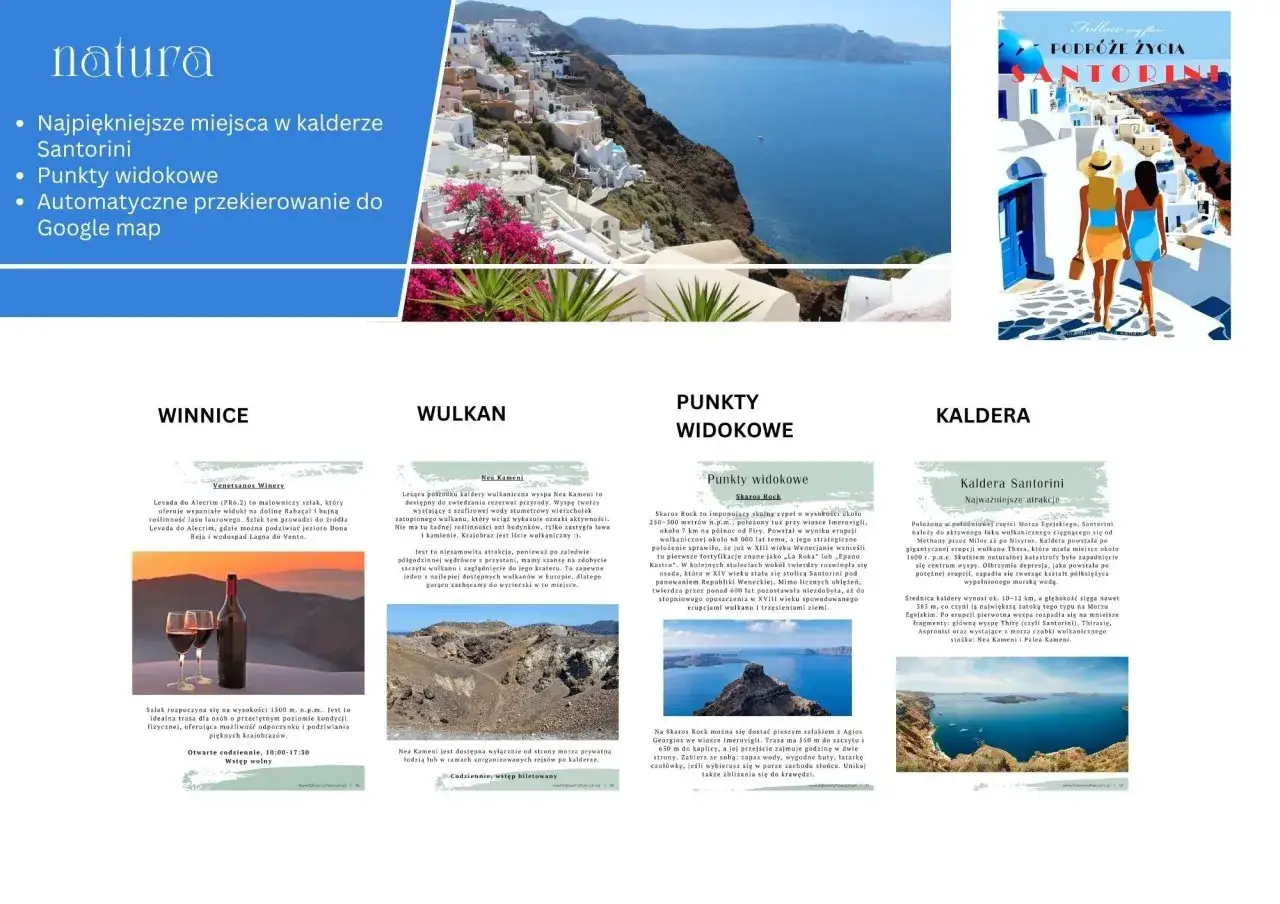 Santorini: punkty widokowe, wulkan, kaldera i winnice. Odkryj najpiękniejsze miejsca w kalderze Santorini.