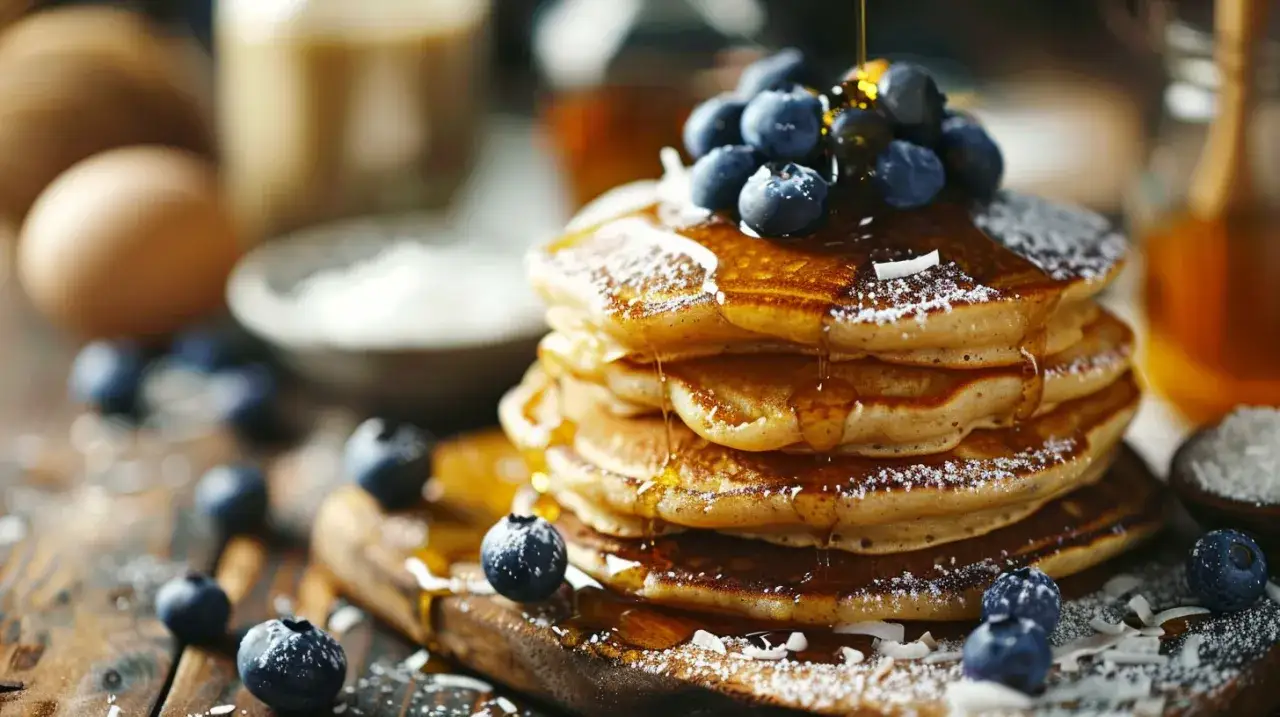 Zdjęcie Placki z mąki kokosowej: Przepis na keto naleśniki z mąki kokosowej i jajek