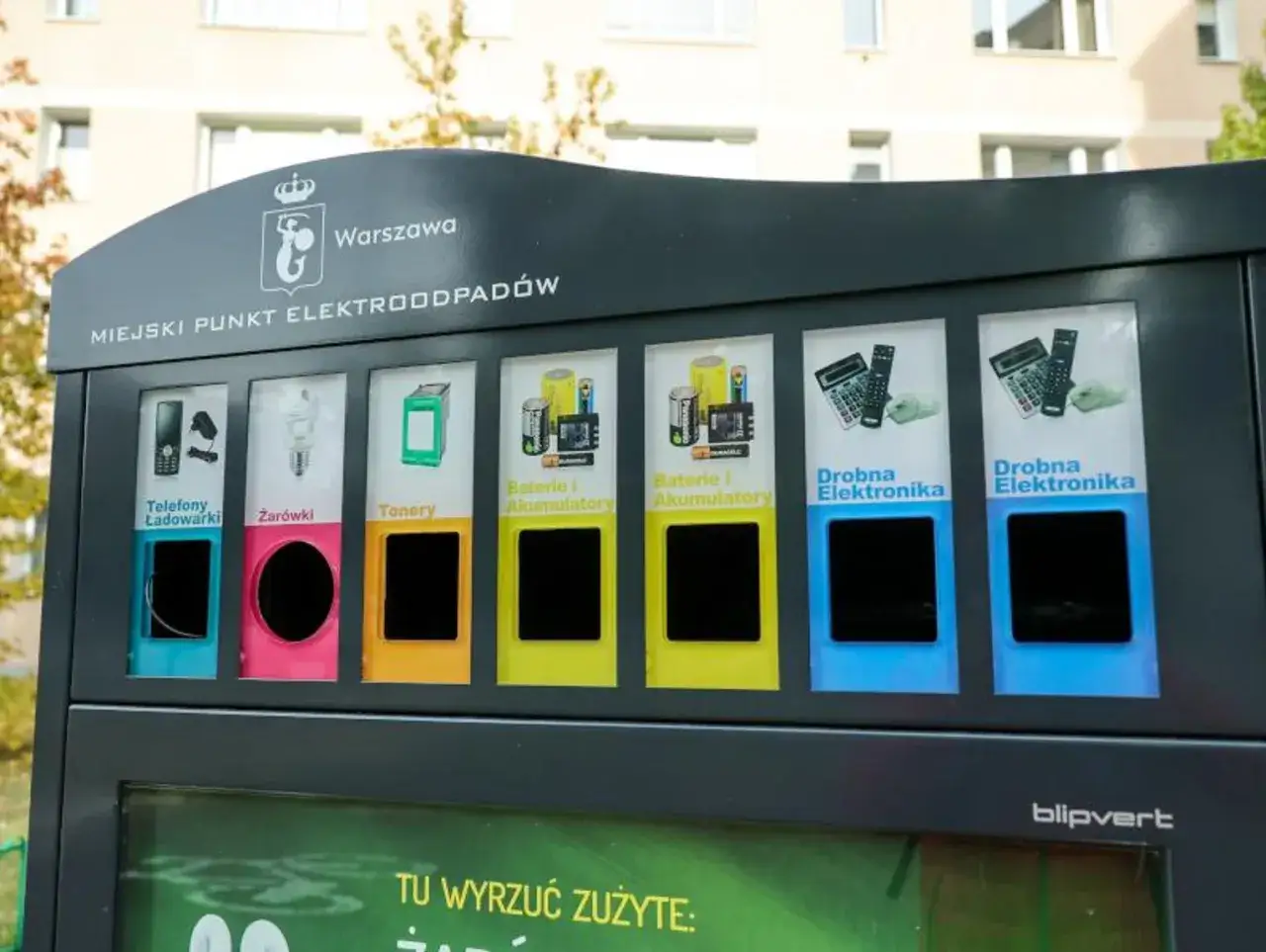 punkty zbiórki elektrośmieci żarówki