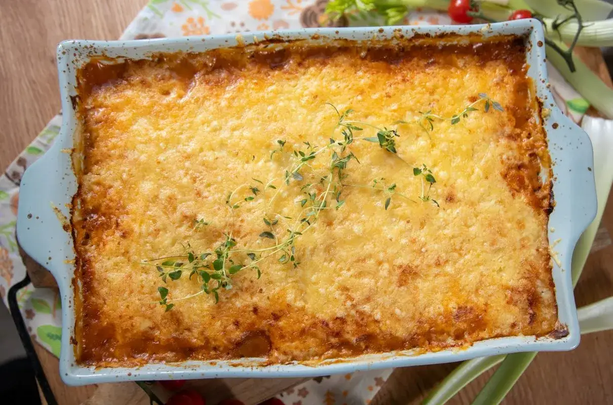 Ewa Wachowicz zapiekanka ziemniaczana z mięsem mielonym