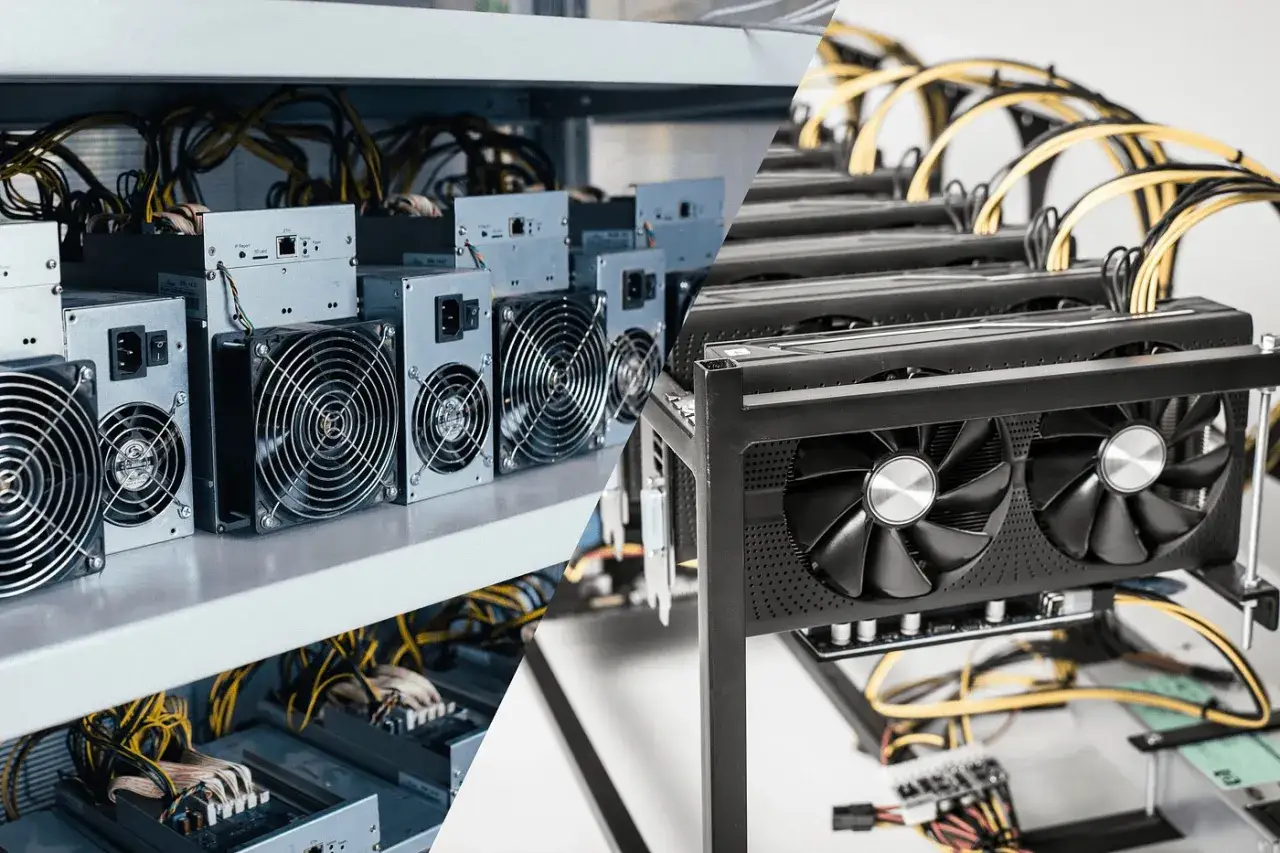 koparka kryptowalut GPU vs ASIC