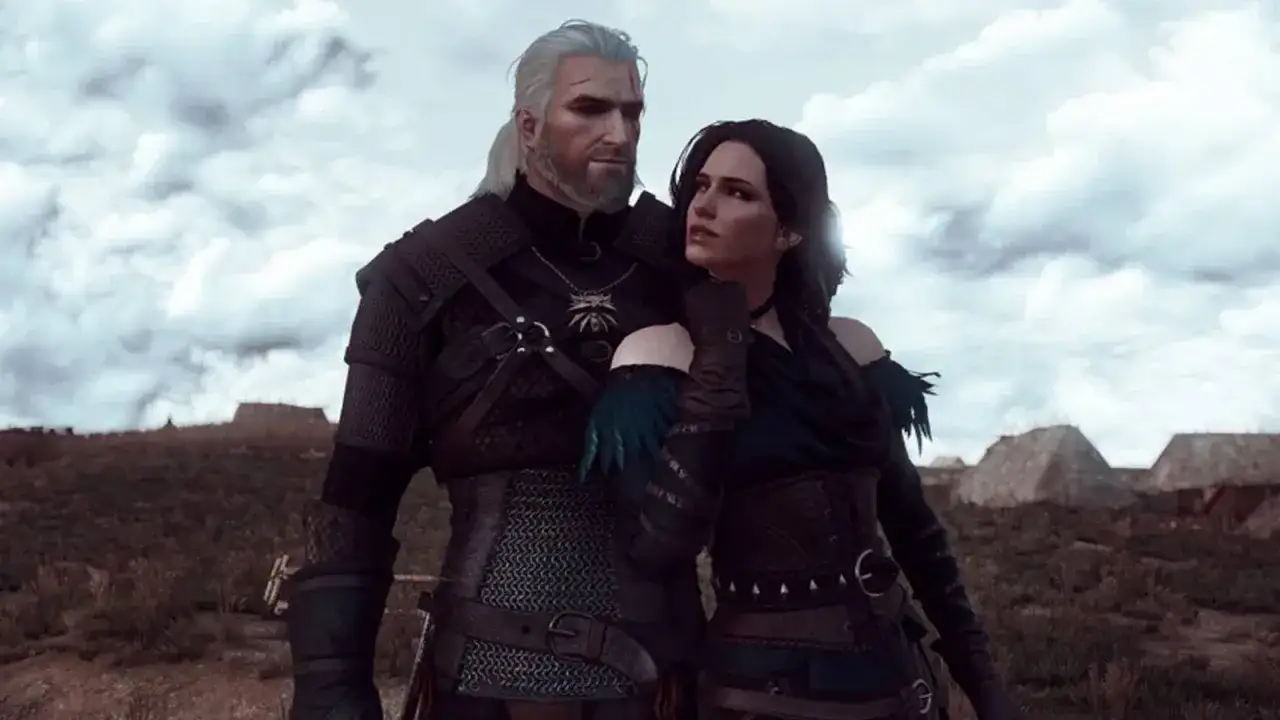 Yennefer i Geralt razem wiedźmin 3