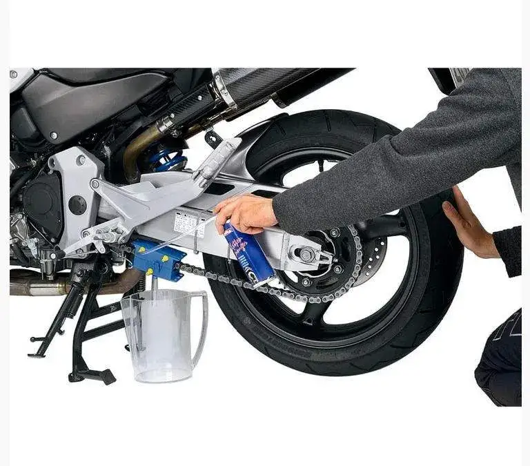 zestaw do czyszczenia łańcucha motocyklowego
