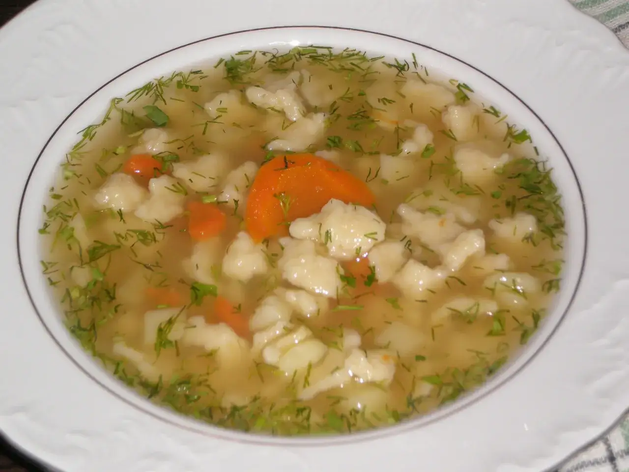 zupa z zacierką